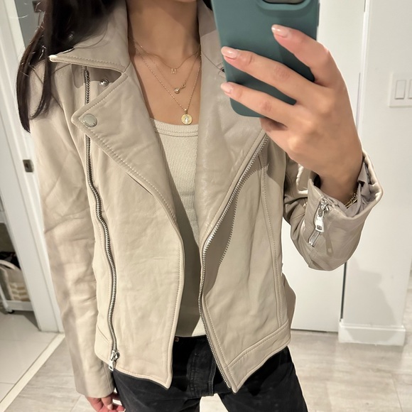 Ann taylor leather jacket 0 - Picture 3 of 4